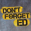 Facebook Profile picture showing Don't Forged Ed logo